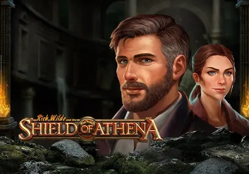 Rich Wilde and the Shield of Athena adventure-themed social casino game with ancient Greek mythology elements